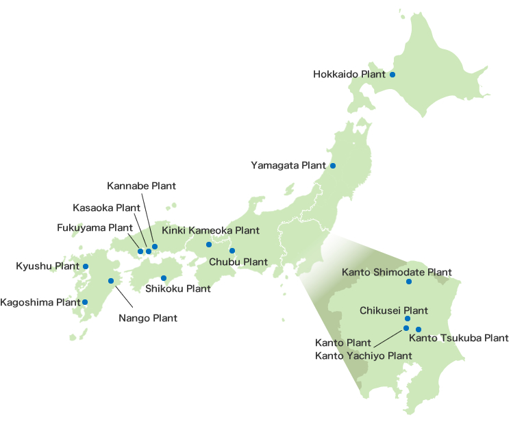 Manufacturing network map