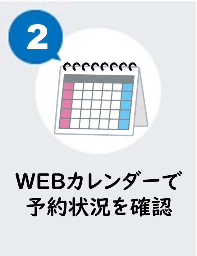 2.お申し込み（予約フォームまたはFAX）