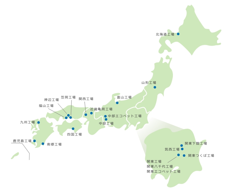 生産ネットワークの地図