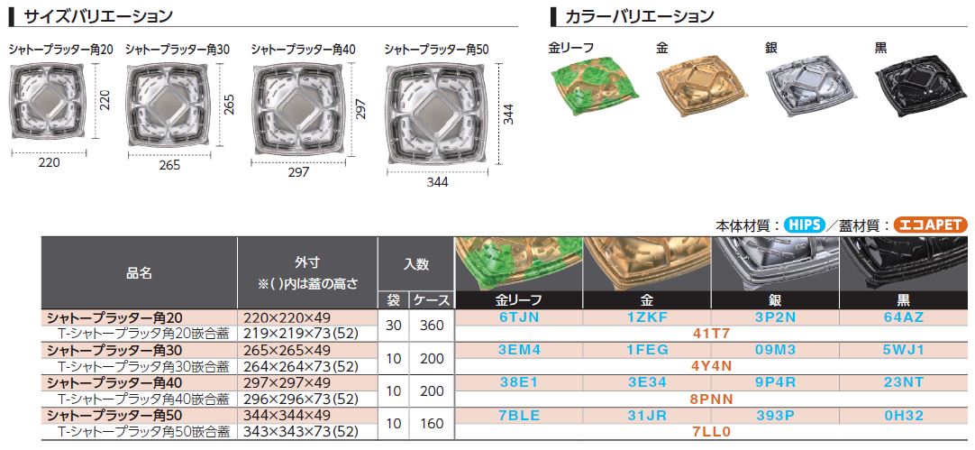 シャトープラッター角