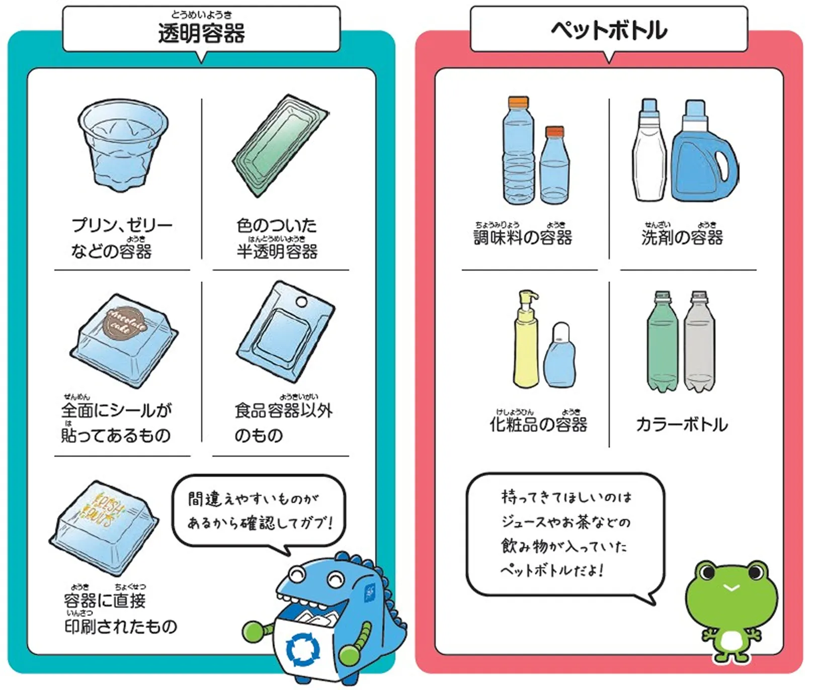 ペットボトルでリサイクルできない容器の特徴